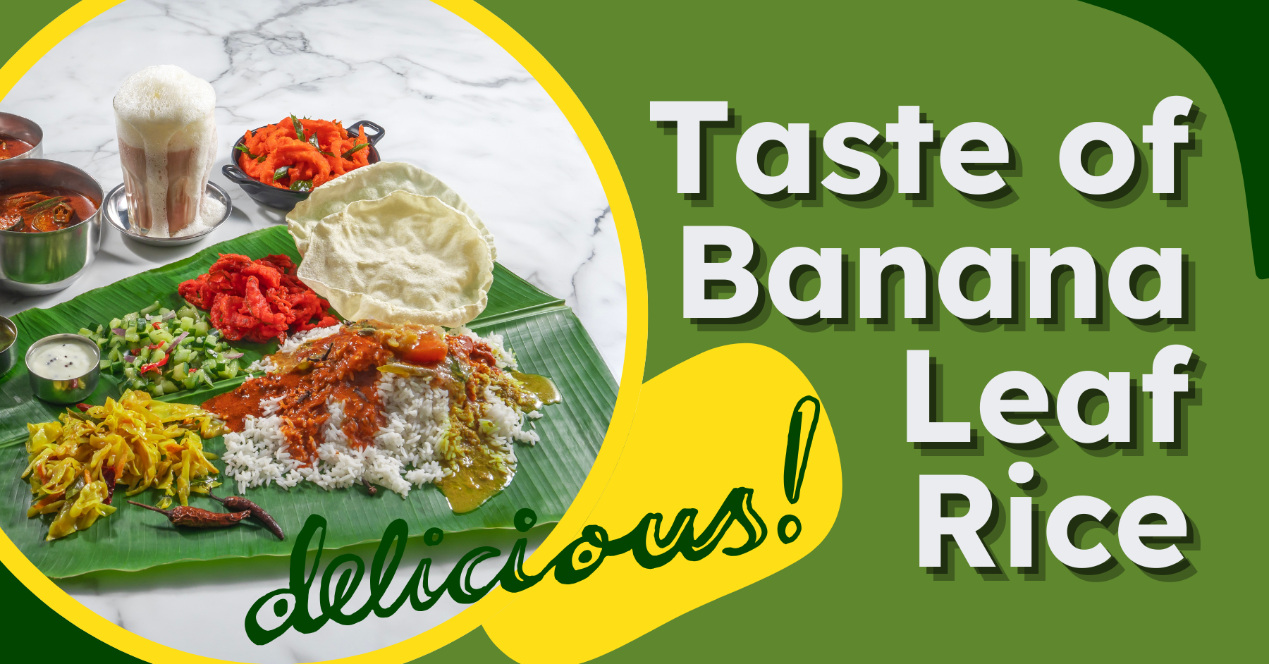 [BananaBro] Journey Through Banana Leaf Rice Taste, taste of banana leaf rice
