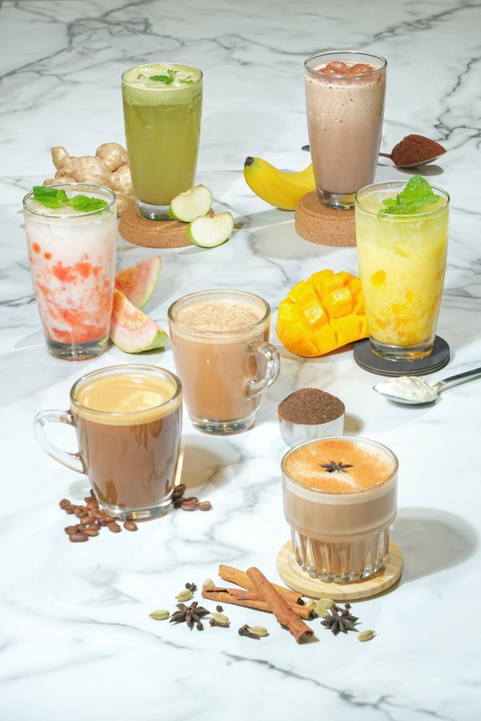 Refreshing Complements: Pairing Drinks with Banana Leaf Rice, Malaysian classics by BananaBro, Teh Tarik Lawa BananaBro